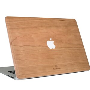 MacBook Wood Cover/Skin Cherry image 2