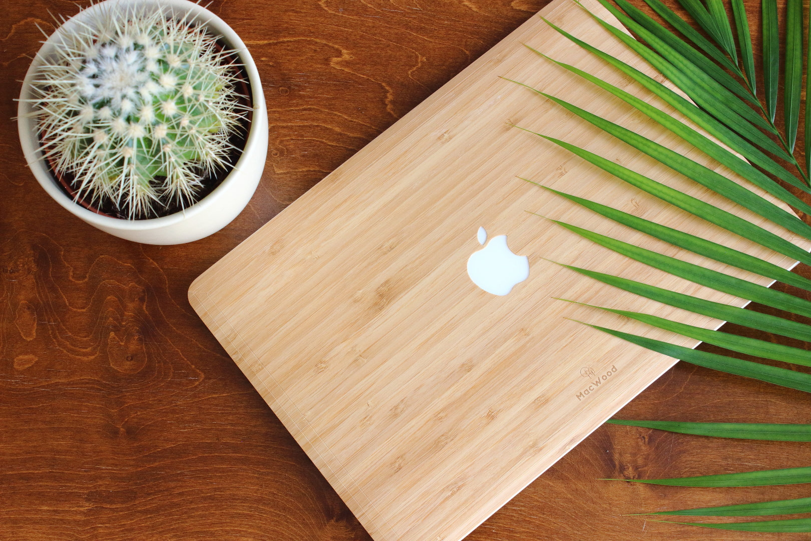 Coque en Bois - Cover Macbook Bambou