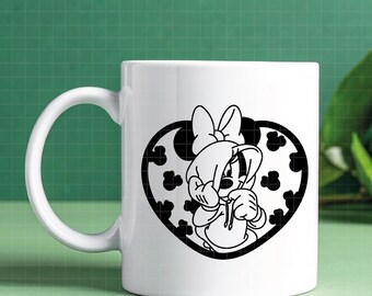 1224 - ミッキーマウスとミニーマウスのラブラブパックバンドルDTF SVG