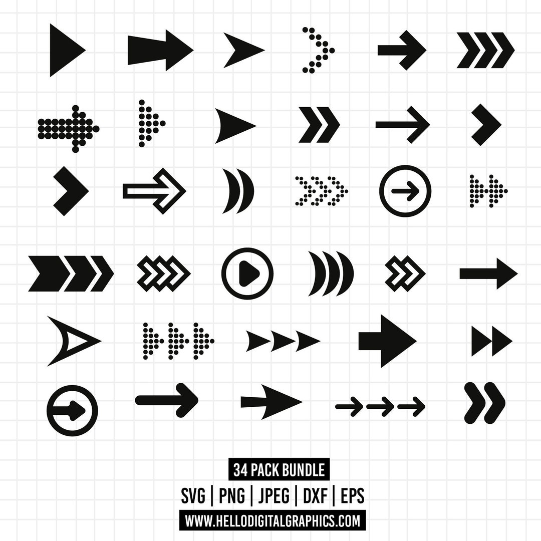 1367 - Arrows SVG Bundle/arrows Svg/arrow Signs Svg Bundle  display picture 2
