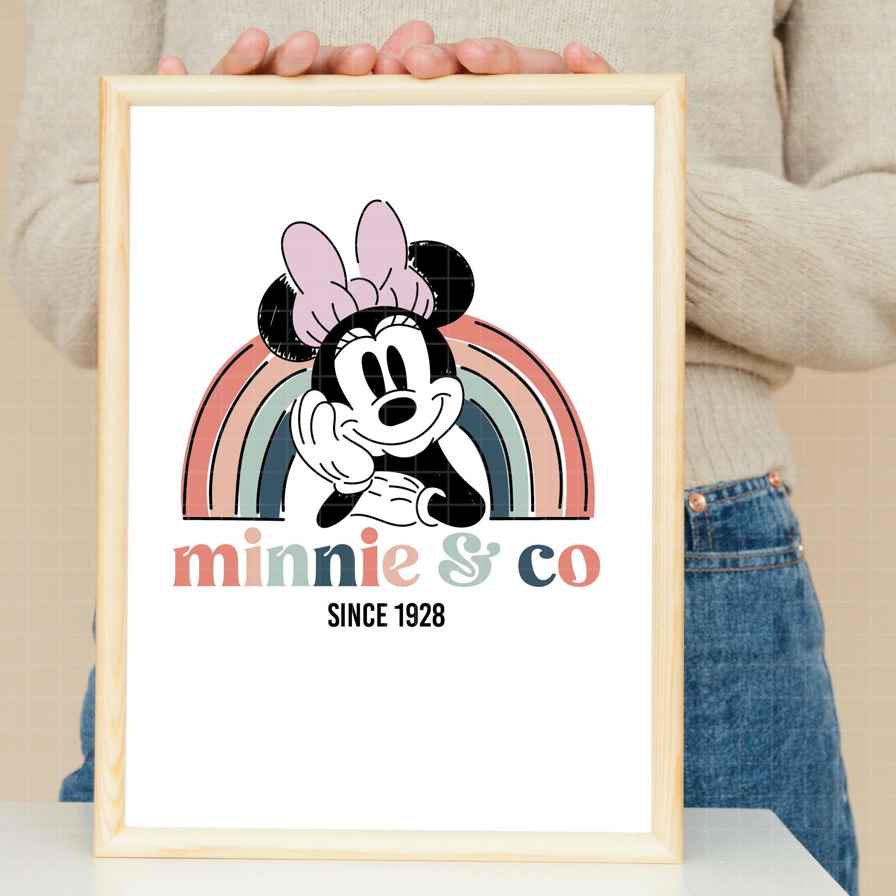 926 - Minniee's Rainbow SVG, EPS, PNG - Disneey Rainbow Clipart