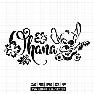 2903 - Stitch's ohana quotes SVG, EPS, PNG - Family Ohana Clipart Vector. Stitch Ohana betekent familie Svg, digitale download, Disney dtf