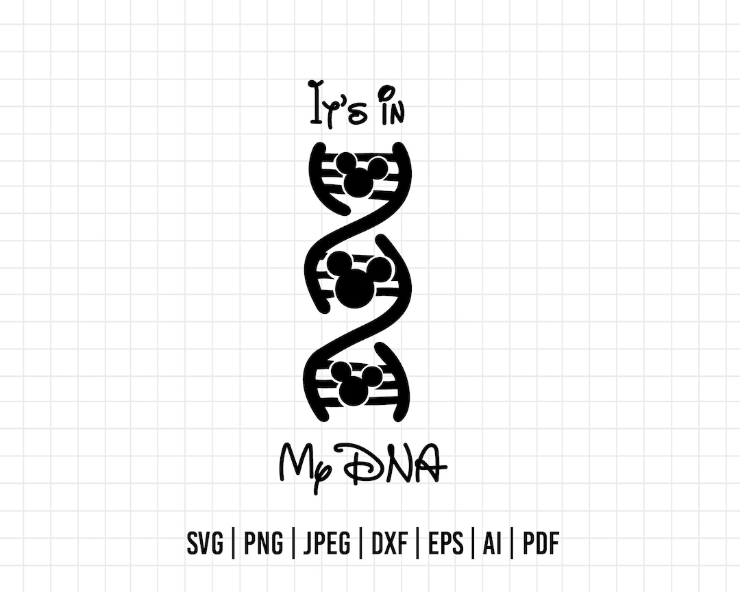 83 It's in My Dna SVG, EPS, PNG It's in My Dna Clipart Vector. - Etsy