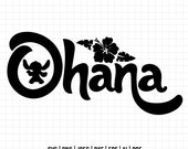 1344 - Stitch Ohana SVG, PNG, Eps - Lilo & Stitch, Ohana