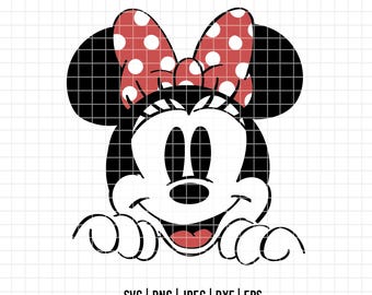 1803 - クラシックで永遠のミニーマウス SVG、EPS、PNG - ディズニーの