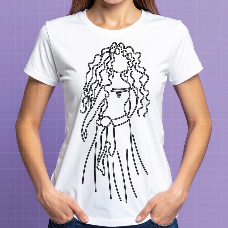 1210 - Brave, Merida pack bundle dtf line art Svg, Eps, Jpeg, Dxf, Png. Disneyy princess, Merida brave icons pack dtf. image 6