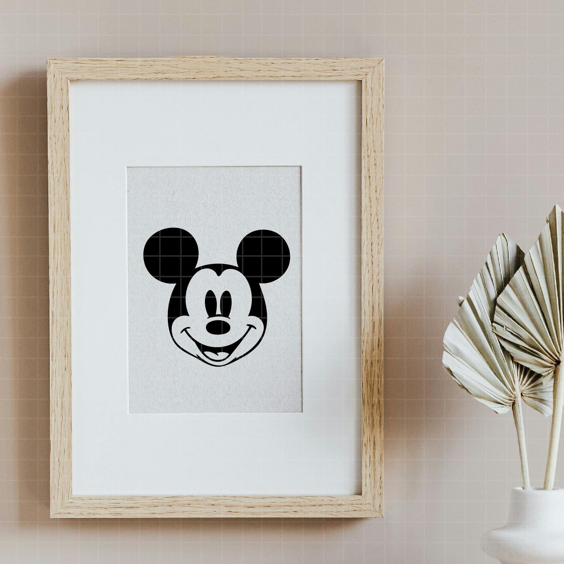 534 - Mickey Classic SVG, PNG, EPS - Mickey Mouse Clipart Vector