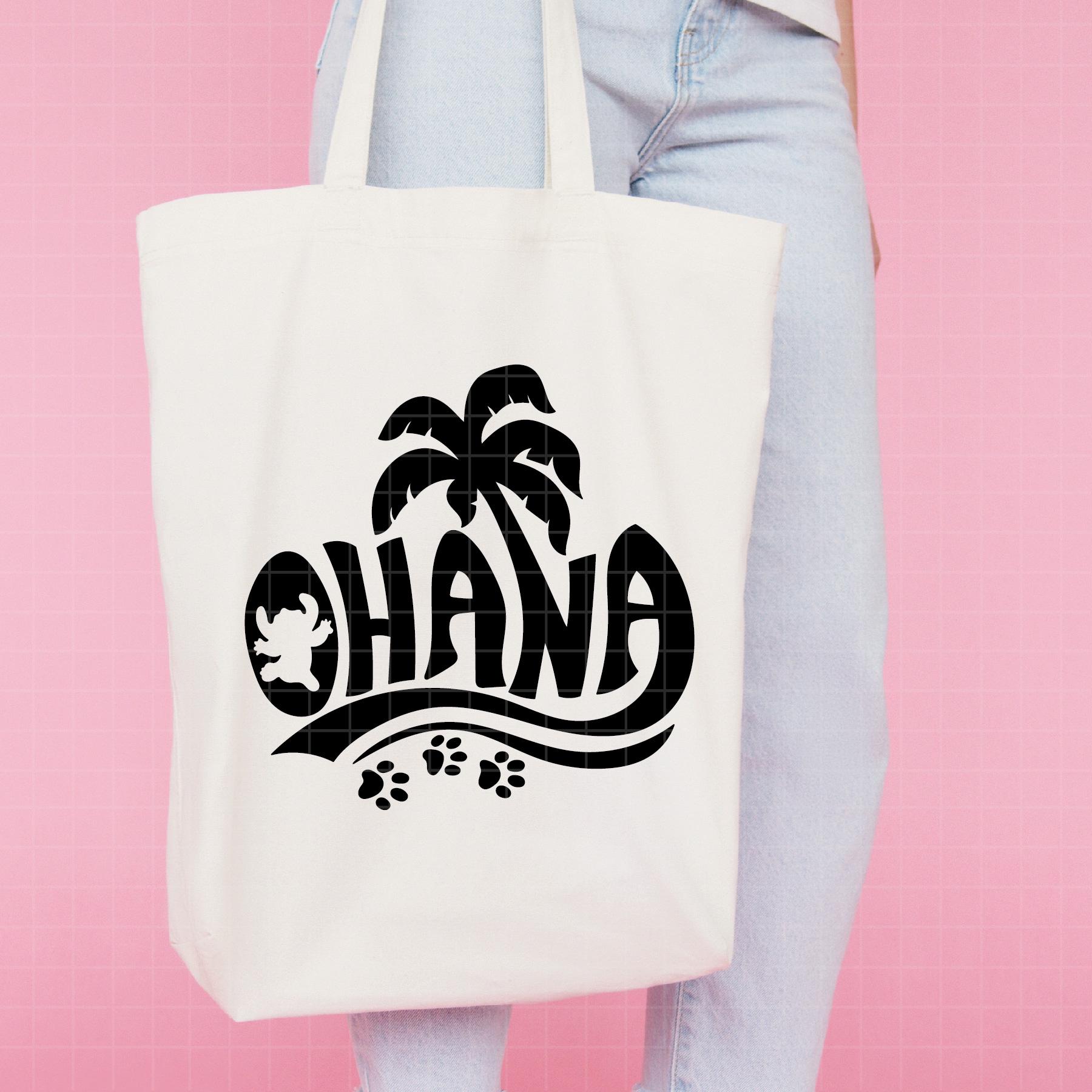 thumbnail image 2 of LEVLO Funny Ohana Crossbody Bag Cartoon Hawaii Ohana 2 of 11