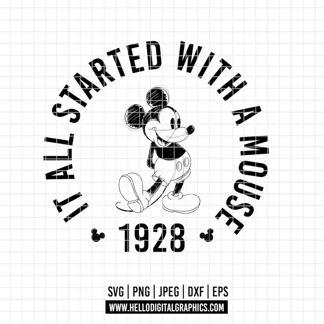 175 - ディズニー ミッキー オリジナル SVG、EPS、PNG - すべては