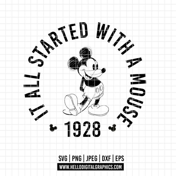 175 - ディズニー ミッキー オリジナル SVG、EPS、PNG - すべては