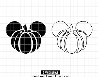 187 - Mickey's Pumpkins pack to Halloween SVG, EPS, PNG - Disneey halloween to magic kingdom Clipart Vector. Disneey Pumpkins dtf