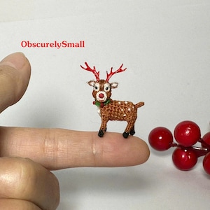 Tiny Crochet Deer: Micro Fallow Deer Amigurumi