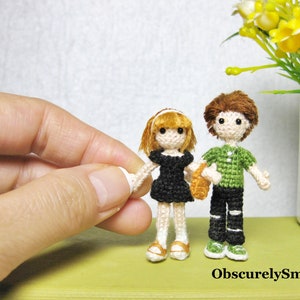 Tiny Crochet Cute Doll Couple - Muñeca Amigurumi - Hecho a pedido