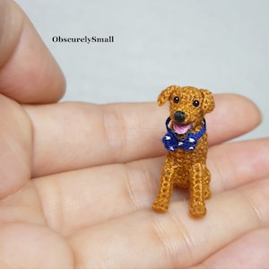 Miniature Ridgeback Puppy - Tiny Crochet Dog Stuffed Animals - Made To Order