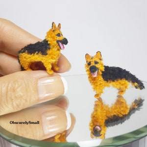 Miniatur Deutscher Schäferhund - Amigurumi kleiner Hund - Made to Order