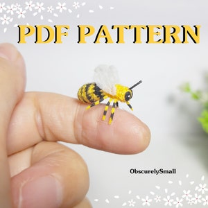Tiny Crochet Bee Pattern - Amigurumi Pattern - PDF Files Instant ...