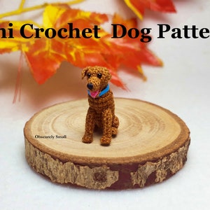 Mini Crochet Dog Pattern - Amigurumi Pattern PDF Files - Instant Download