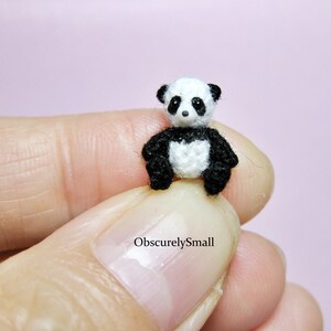 Pequeño Panda de Ganchillo - Amigurumi Panda - Hecho a la medida