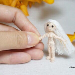 Miniature Crochet Doll Amigurumi Doll Made to Order image 9