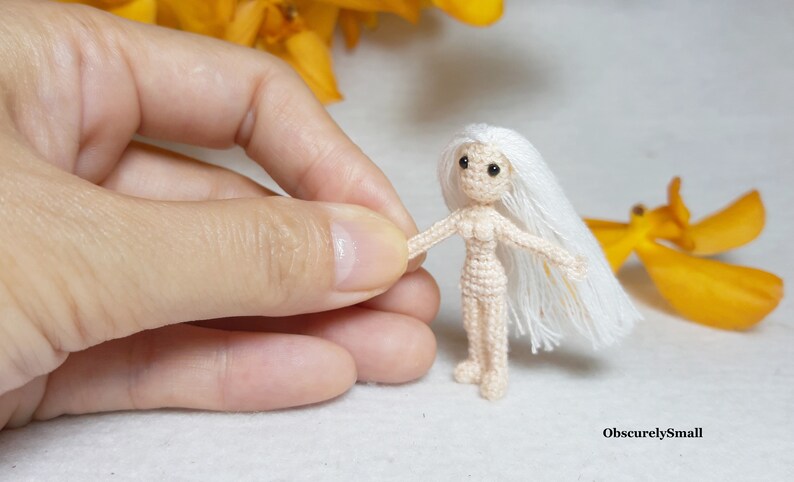 Miniature Crochet Doll Amigurumi Doll Made to Order image 9