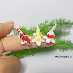 Tiny Crochet Japanese Koi Fish: Miniature Amigurumi