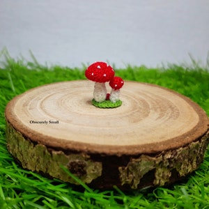 Miniature Crochet Mushroom Pattern Amigurumi Pattern PDF Files Instant Download image 5