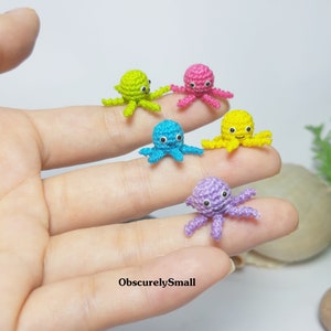 Winzige Oktopusse häkeln - Miniature Octopus häkeln - Amigurumi Tiere