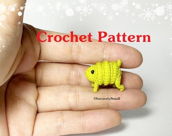 Crochet Miniature Squonk Pattern, Amigurumi Toy (PDF Pattern)