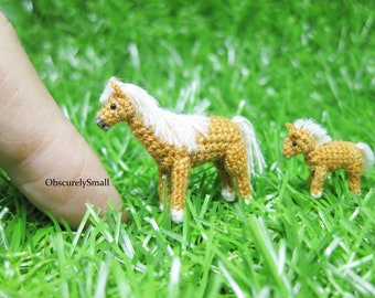 Miniature Crochet Horses - Amigurumi Horses - Made to Order