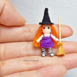 Tiny Crochet Wizard - Amigurumi Doll - Made to Order