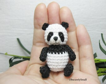 Crochet Panda – Handmade Cotton Amigurumi Figurine