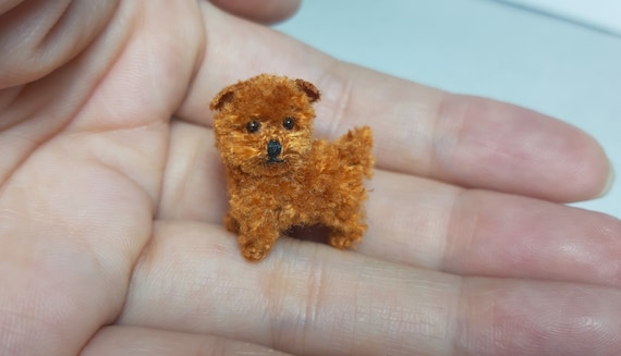 Mini Gehakelt Malteser Hund Entzuckender Hund Amigurumi Etsy