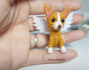 Crochet Dog - Amigurumi Dog - Mini  Dog - Made to Order