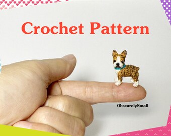 Mini Crochet Boston Terrier Pattern - Amigurumi Pattern - PDF Files Instant Download