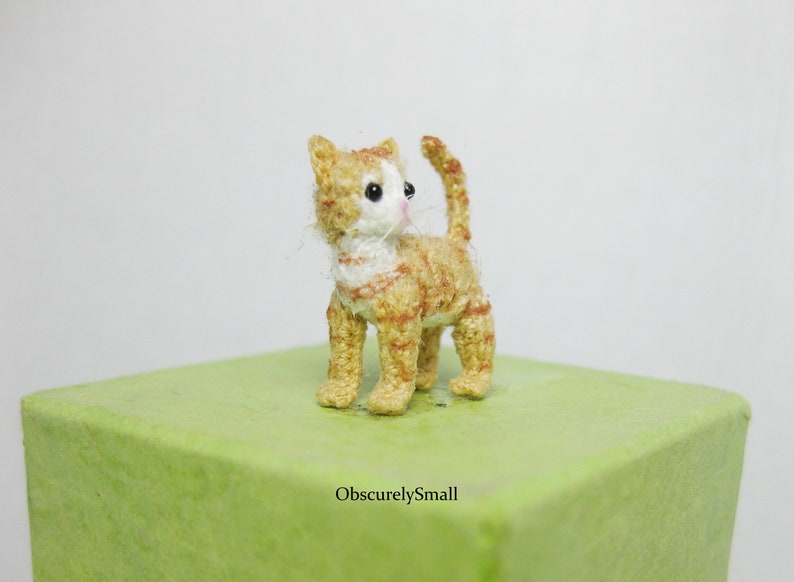 Tiny Crochet Ocicat Amigurumi Cat Op bestelling gemaakt afbeelding 9