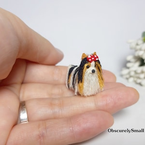 Crochet Biewer Yorkie: Miniature Amigurumi Dog, Made to Order