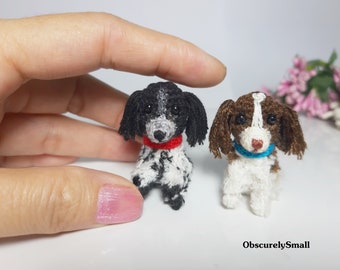 Springer Spaniel - Amigurumi Dog - Mini Springer Spaniel- Made to Order