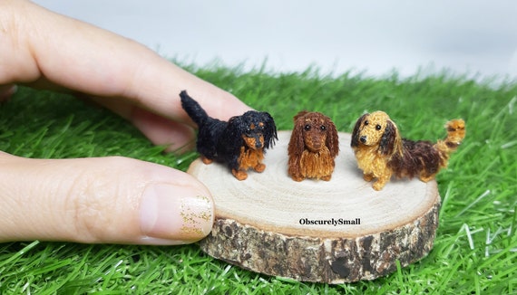 Miniature Long Haired Dachshund Amigurumi Dog Made to - Etsy Singapore