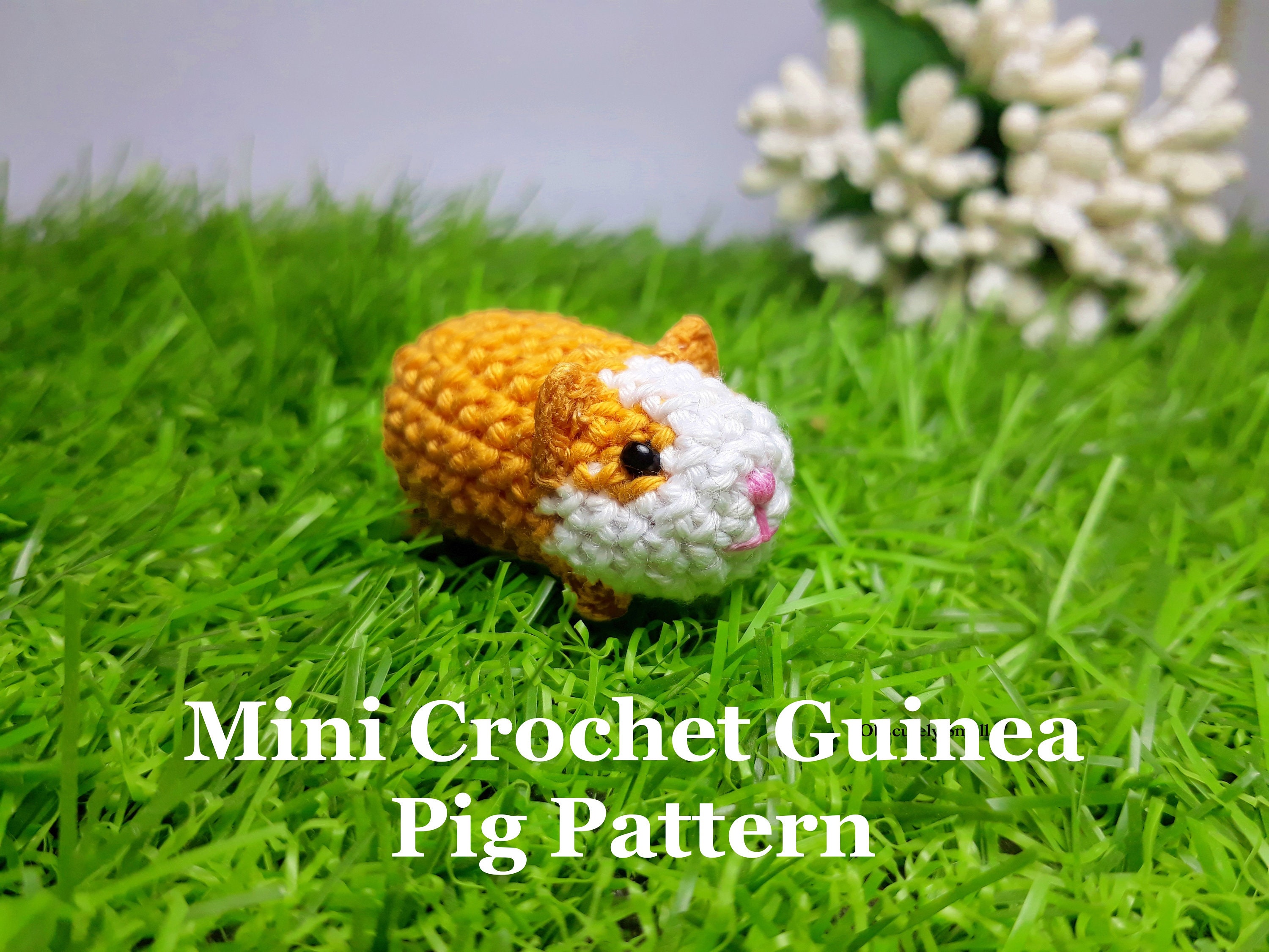 Mini Crochet Guinea Pig Pattern Amigurumi Pattern PDF Etsy