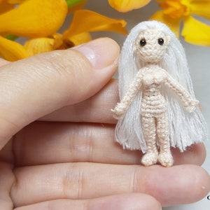 Miniature Crochet Doll Amigurumi Doll Made to Order image 6