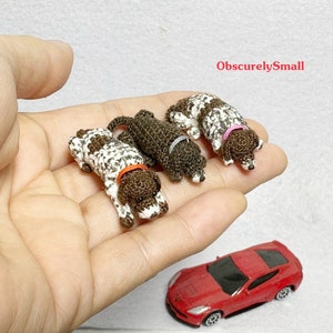 Gehaakte Duitse kortharige wijzer: amigurumi-hondbeeldje