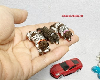 Miniaturowy szydełkowy wyżeł niemiecki krótkowłosy: figurka psa Amigurumi