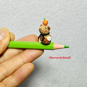 Mini Crochet Capybara in Bath - Amigurumi Animal Figurine