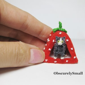 Miniature Crochet Cat - Amigurumi Cat - Made to Order