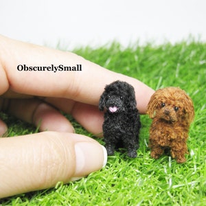 Tiny Crochet Newfoundland Dog - Amigurumi Dog - Made to Order