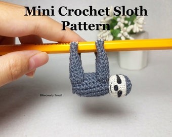 Crochet Sloth Amigurumi Pattern: Tiny Sloth DIY (PDF Download)
