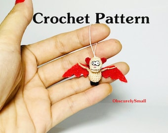 Crochet BAT Pattern: Tiny Amigurumi  BAT (PDF Download)