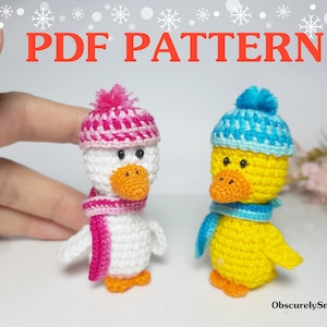 Crochet Duck Pattern - Amigurumi Pattern - PDF File Instant Download - Crochet Animal Pattern