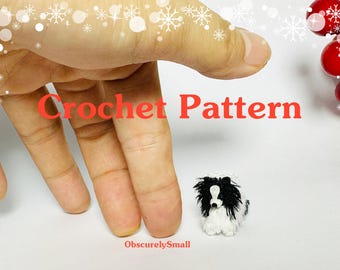 Tiny Crochet Papillon Dog Pattern: Amigurumi Dachshund (PDF Download)