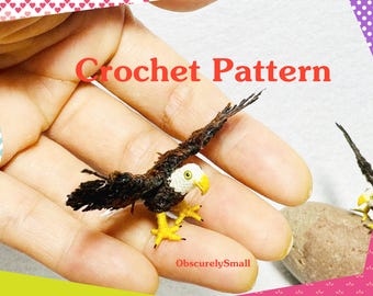 Patrón de águila a crochet: Pájaro amigurumi (patrón en PDF)